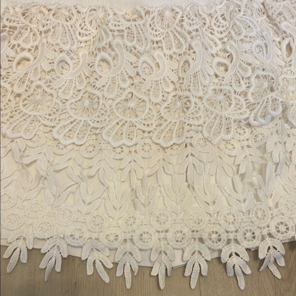Chic Cream Lace Women Skort - Picture 3 of 3